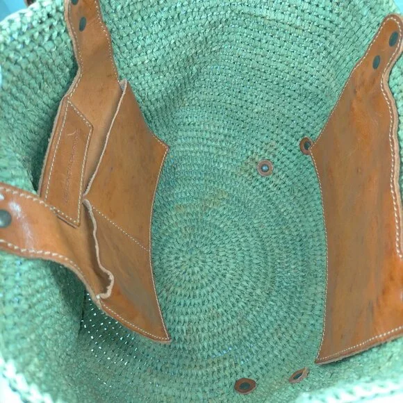 Balenciaga Green Straw Tote Bag mon127-100125 - Picture 7 of 9